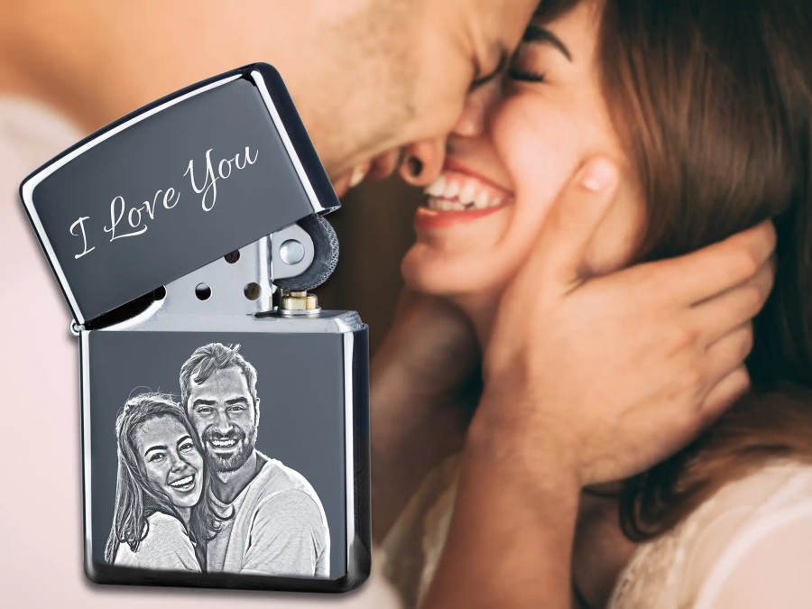 Zippo with photo engraving