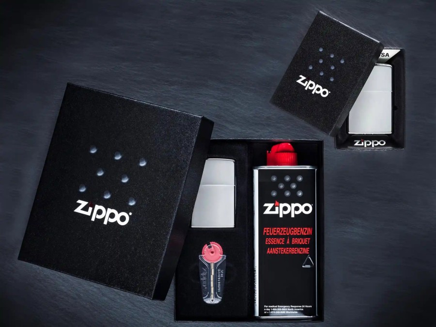 Zippo chrome poli